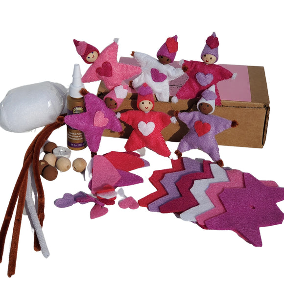 Valentine's Day Bendy Doll Craft Kit