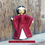Natural Dollhouse Queen Doll