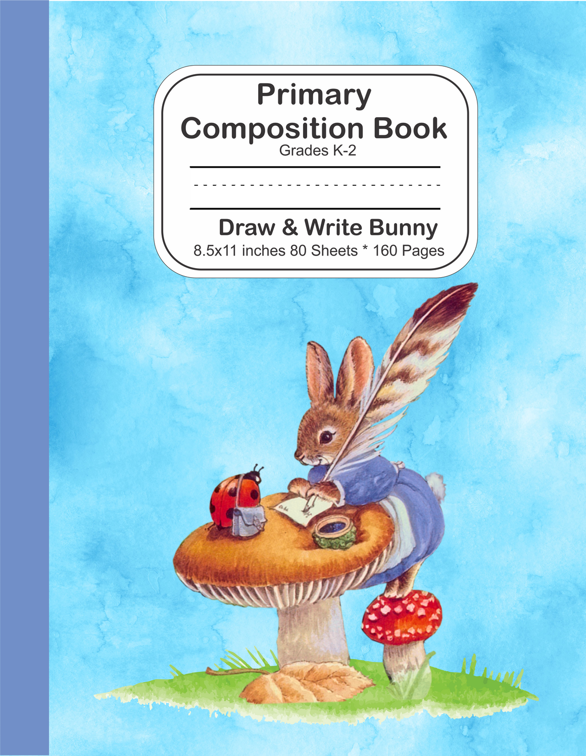 Primary Composition Book: Grades K-2 Draw and Write Bunny – Wildflower ...