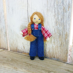Dollhouse Farmer Doll Girl