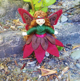 Woodland Fairy Doll (red & brown)