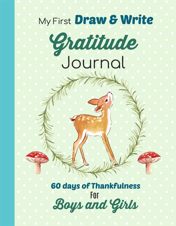 My First Draw and Write Gratitude Journal  Woodland Animal design